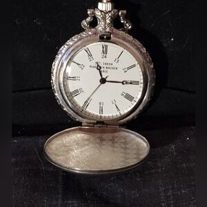 Silver MARGAUX ROCHER Pocket Watch